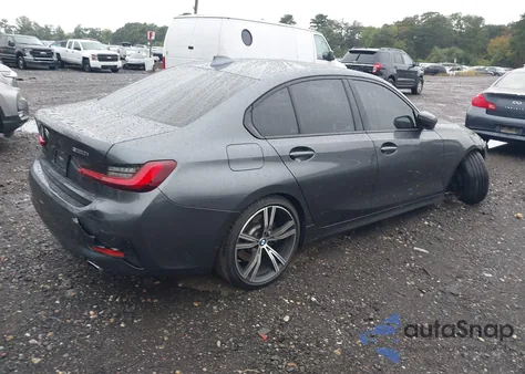 2022 BMW 330I z USA, uszkodzony, nr VIN 3MW5R1J05N8C46584